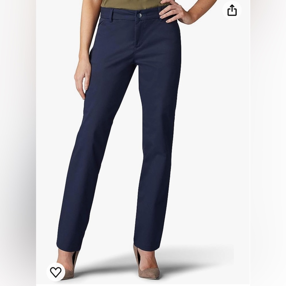 Lee Wrinkle Free Relaxed Fit Straight Leg Pant